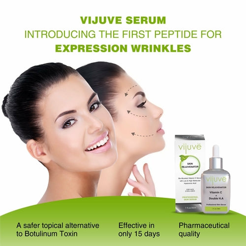 Vijuve Vitamin C Face Serum with Double Hyaluronic Acid and Collagen