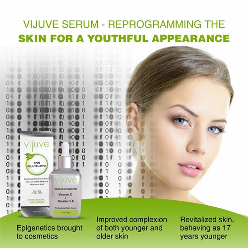 Vijuve Vitamin C Face Serum with Double Hyaluronic Acid and Collagen